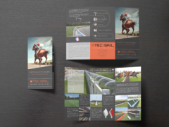 Plaquette TecRail- Anaïs Clavel, maquettiste designer graphique