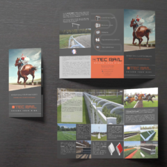 Plaquette TecRail- Anaïs Clavel, maquettiste designer graphique