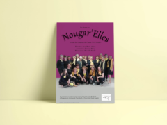 Affiche Nougar'elle 2019 - Anaïs Clavel, maquettiste designer graphique