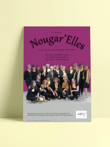 Affiche Nougar'elle 2019 - Anaïs Clavel, maquettiste designer graphique