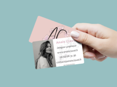 Carte visite Anaïs Clavel - Anaïs Clavel, maquettiste designer graphique