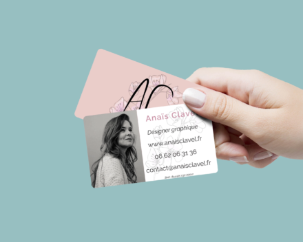 Carte visite Anaïs Clavel - Anaïs Clavel, maquettiste designer graphique