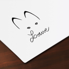 Logo L'atelier Louve - Anaïs Clavel, designer graphique