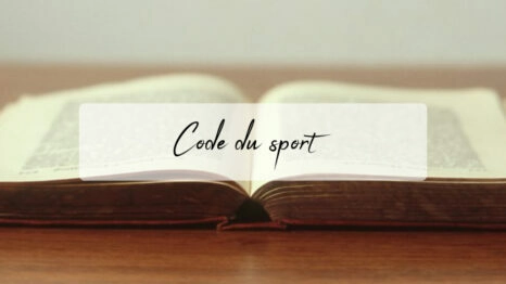 extrait du code du sport, secteur équin