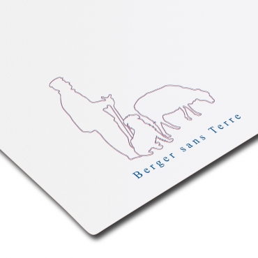 Logo Berger sans Terre, élevage de chiens de bergers - Anaïs Clavel, designer graphique