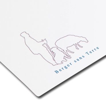 Logo Berger sans Terre, élevage de chiens de bergers - Anaïs Clavel, designer graphique