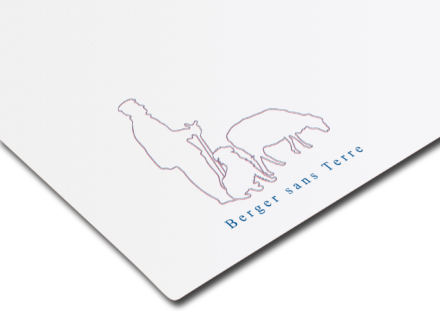 Logo Berger sans Terre, élevage de chiens de bergers - Anaïs Clavel, designer graphique