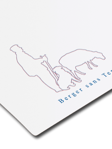 Logo Berger sans Terre, élevage de chiens de bergers - Anaïs Clavel, designer graphique