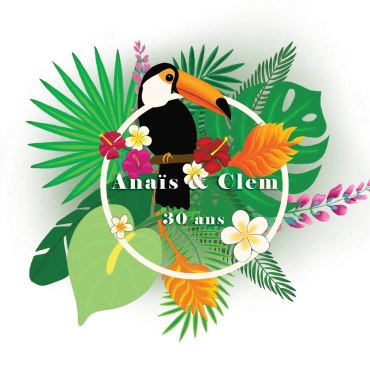 Illustration toucan - Anaïs Clavel, designer graphique