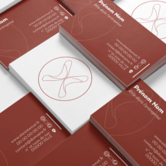 Carte de visite Dixit, logo papillon - Anaïs Clavel, designer graphique