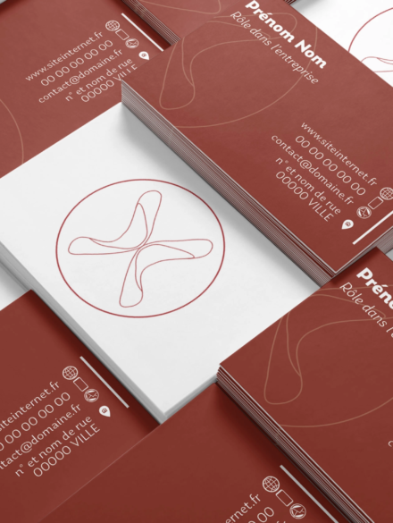 Carte de visite Dixit, logo papillon - Anaïs Clavel, designer graphique