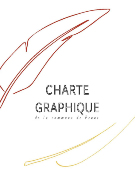 Charte graphique ville de Penne | Anaïs Clavel, designer graphique